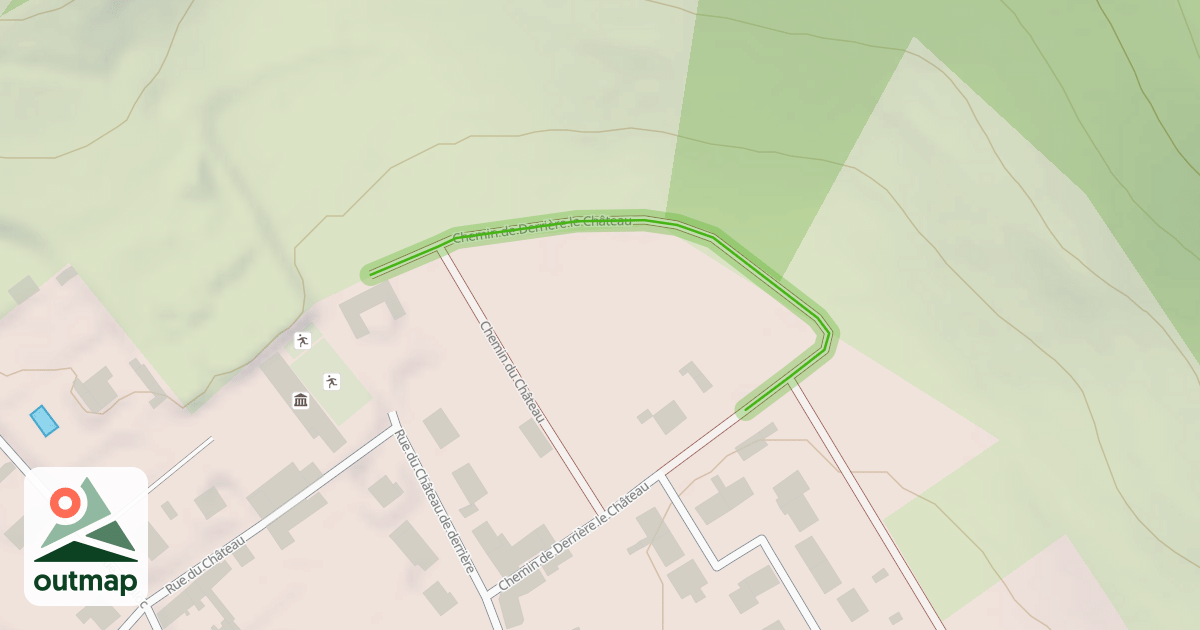Map of Chemin de Derrière le Château