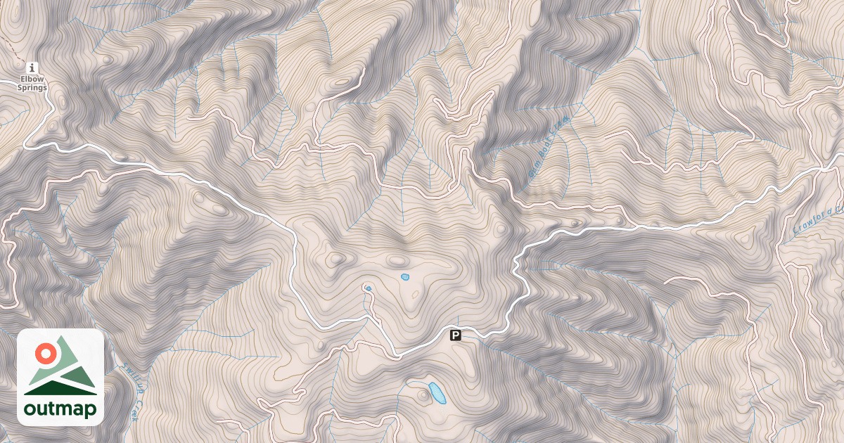 Map of BEAR PEAK