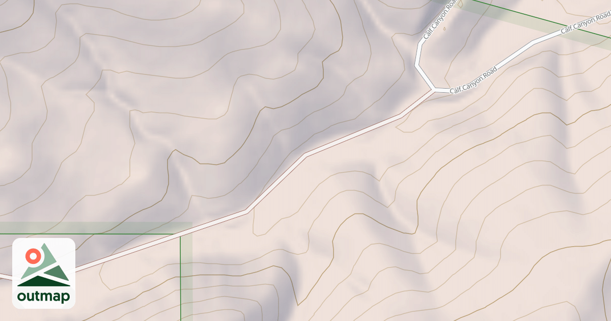 Map of CALF CANYON