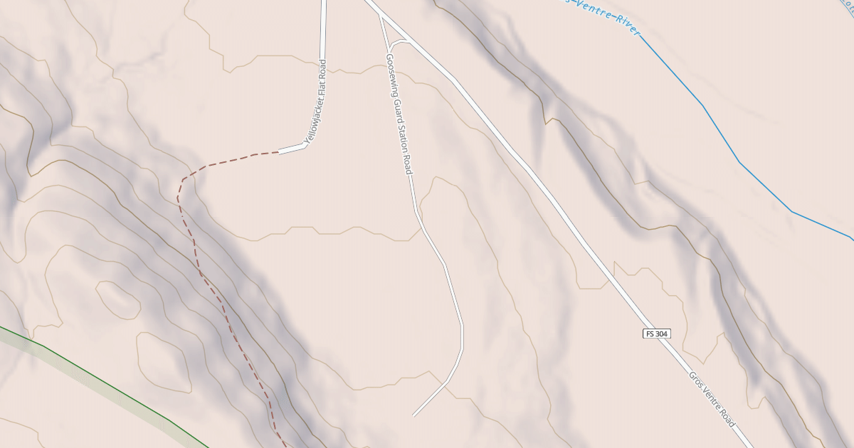 Map preview of GOOSEWING GUARD STATION
