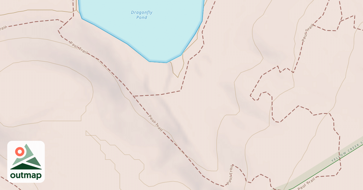 Map of Yellow Creek State Park Trails