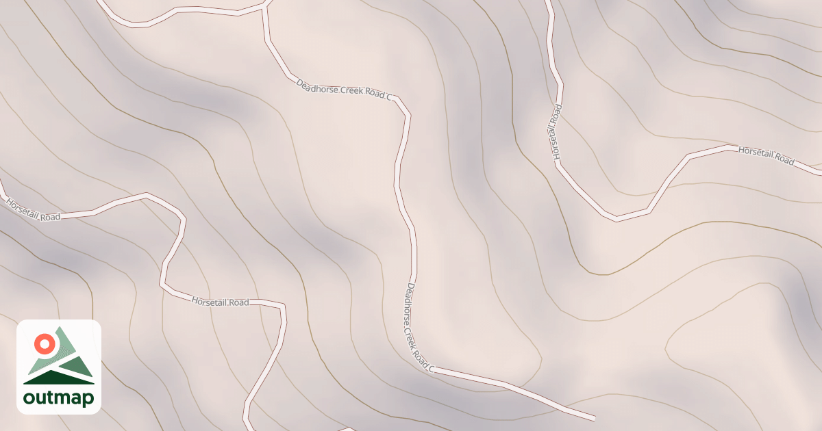 Map of DEADHORSE CREEK A
