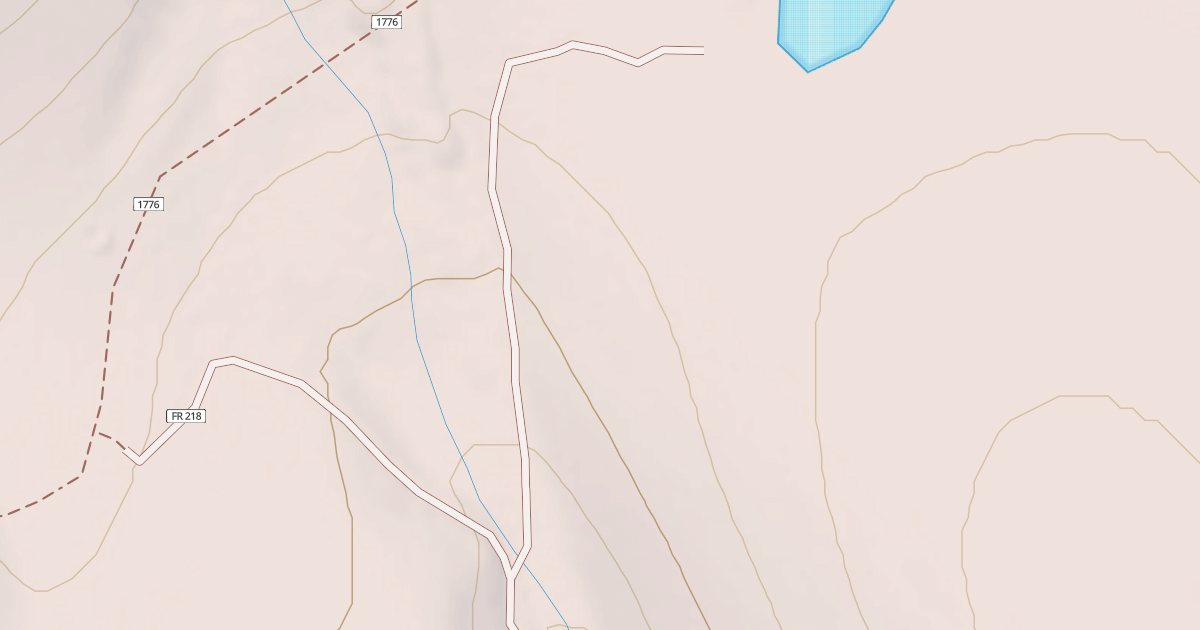 Map preview of DRY LAKE SPUR