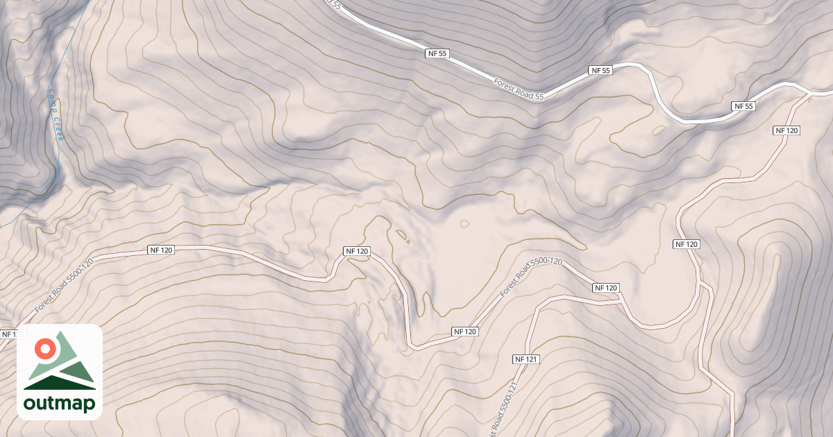 Map of MID CAMP CR
