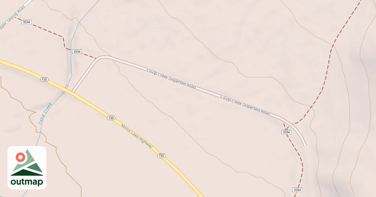 Map of CO-OP CREEK DISPERSED
