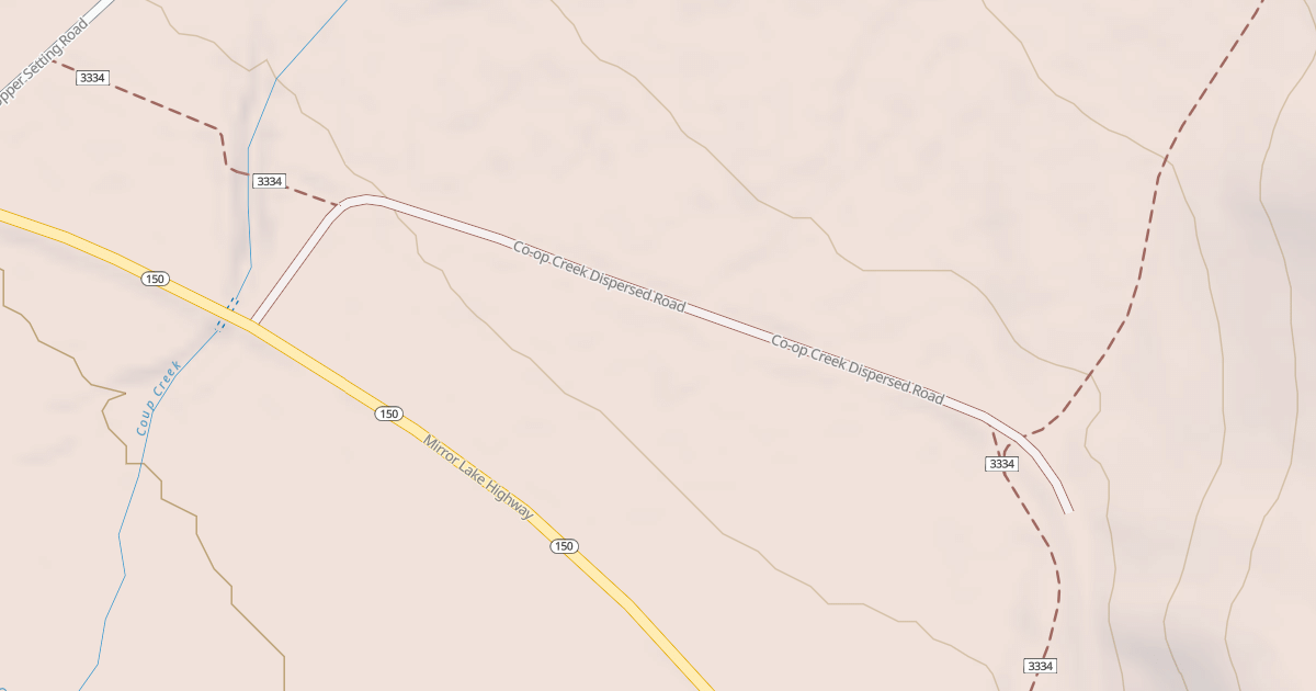 Map preview of CO-OP CREEK DISPERSED