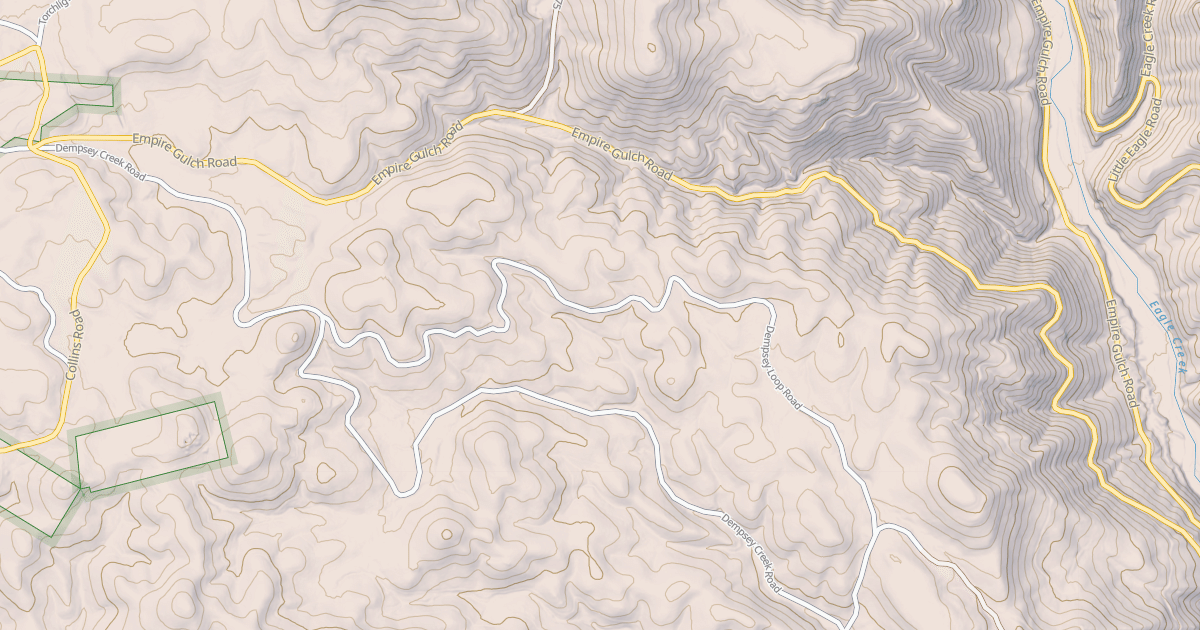 Map preview of Empire Gulch Snowmobile