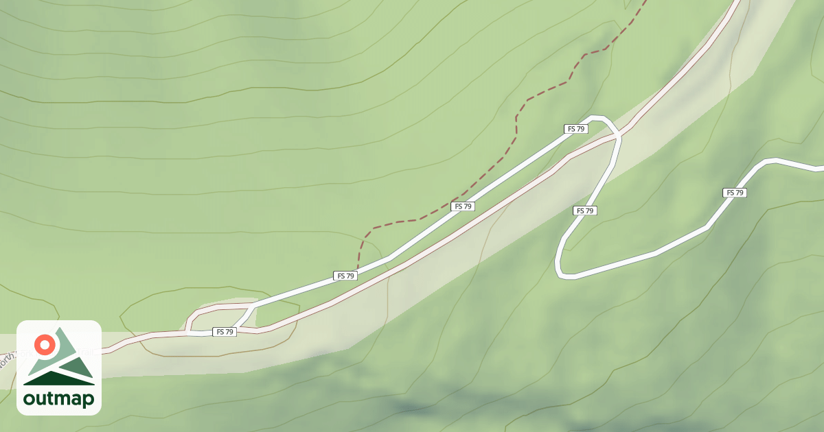 Map of NORTH MTN.