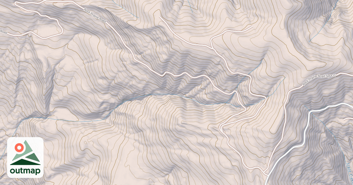 Map of ROCK PRAIRIE