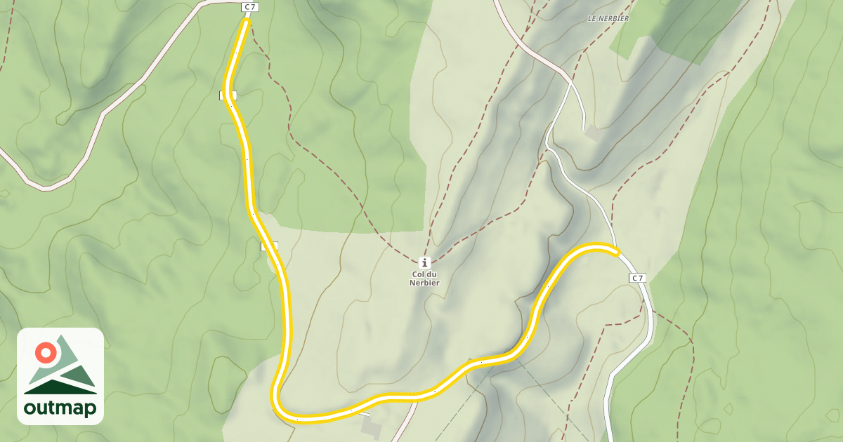 Map of Route de la Borne au Lion