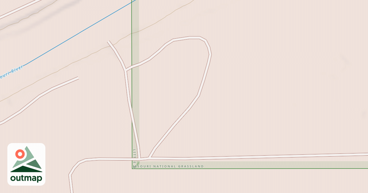 Map of WOODS CABIN