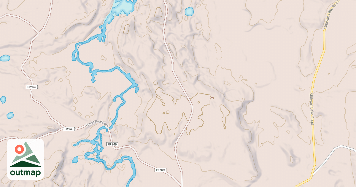 Map of LITTLE ISABELLA RIVER SPUR A
