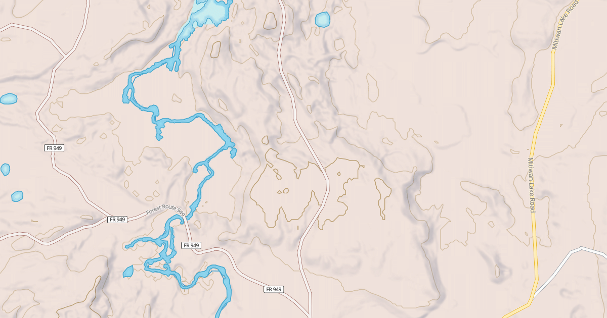 Map preview of LITTLE ISABELLA RIVER SPUR A