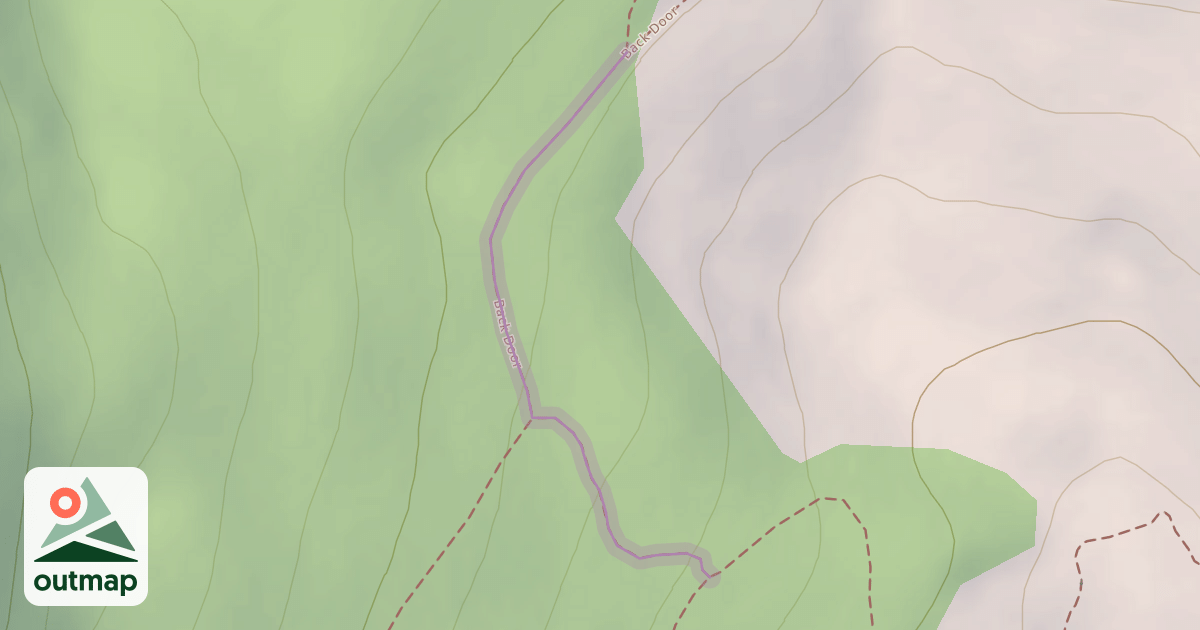 Map of Back Door