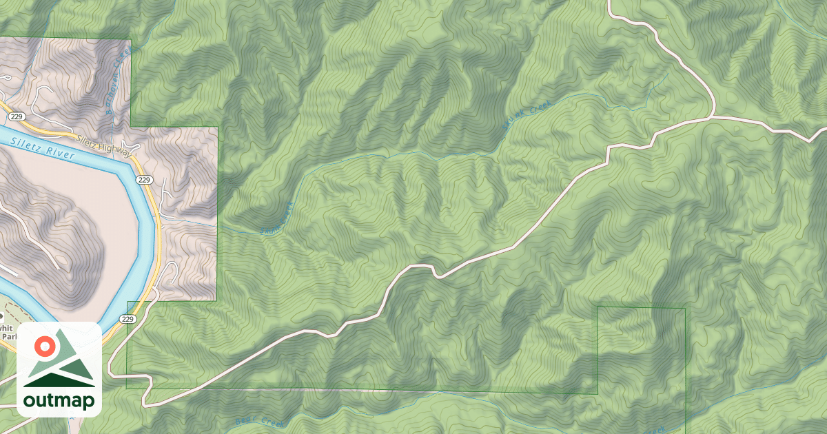 Map of SKUNK RIDGE