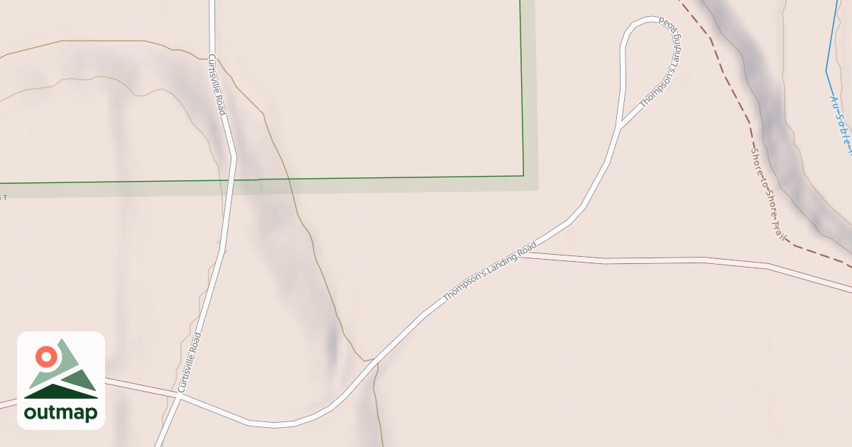 Map of THOMPSON'S LANDING