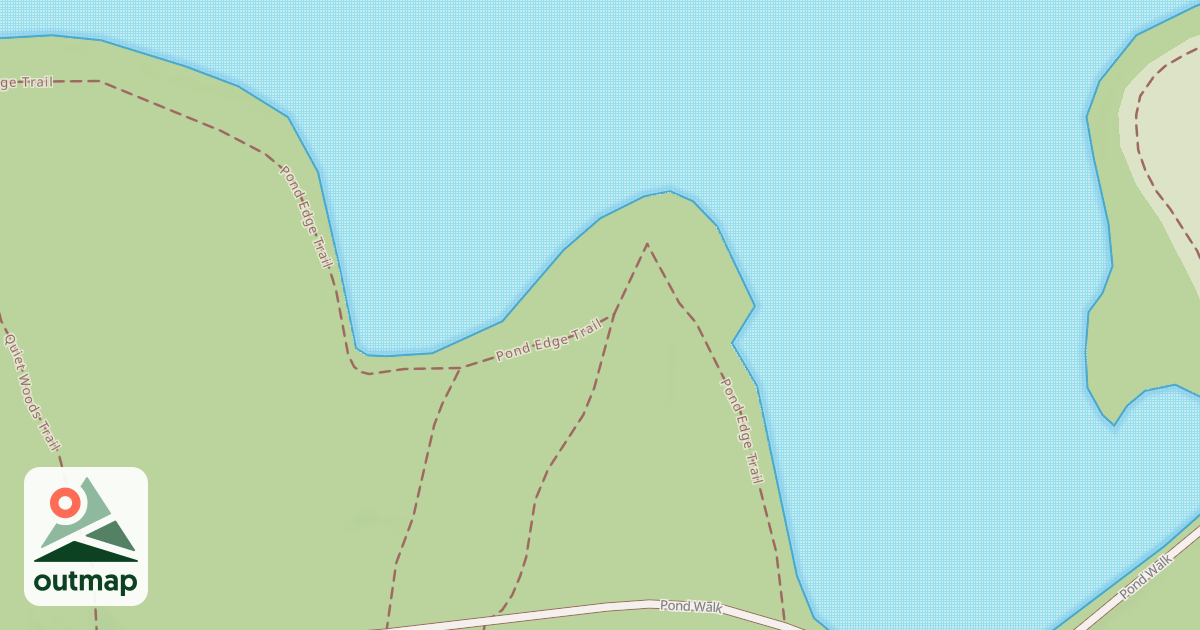 Map of Pond Edge Trail