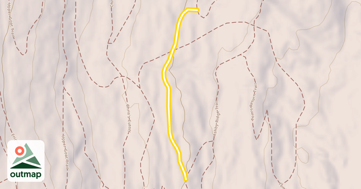 Map of Island's Trail