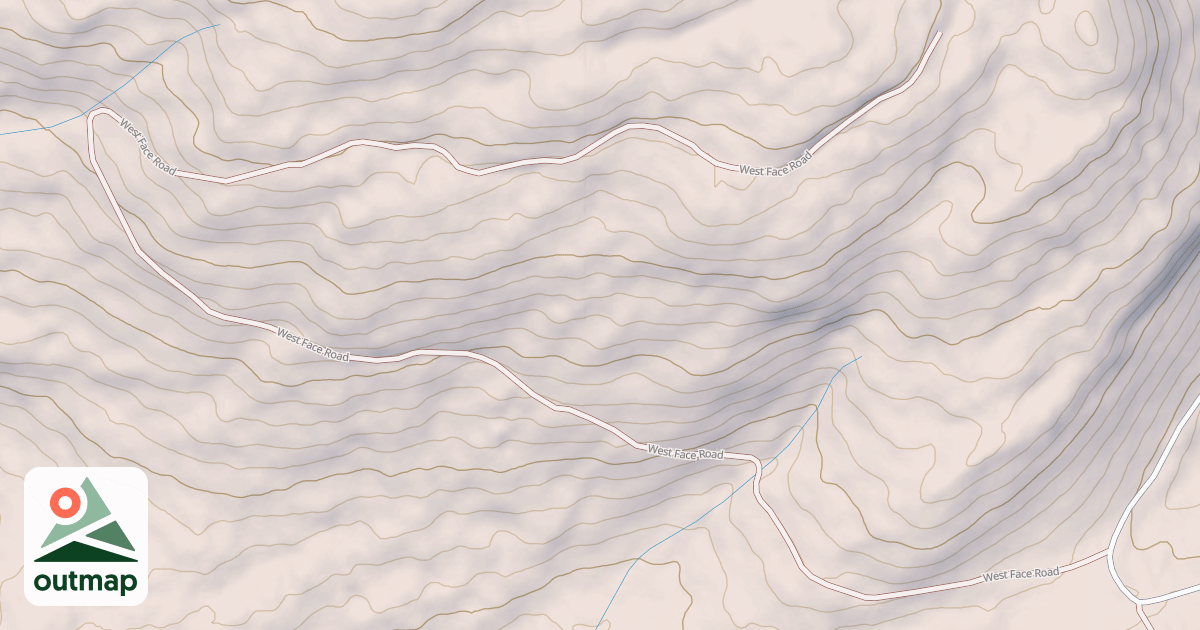 Map of WEST FACE