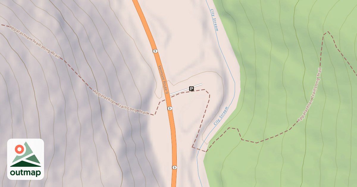 Map of ROUTE 9 AT/LT PARKING