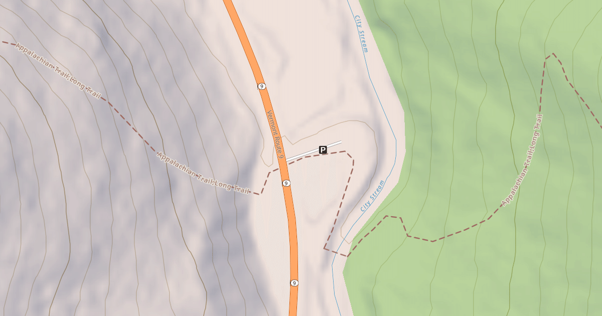 Map preview of ROUTE 9 AT/LT PARKING