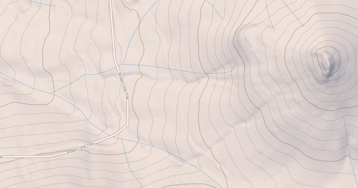 Map preview of CONE CREEK