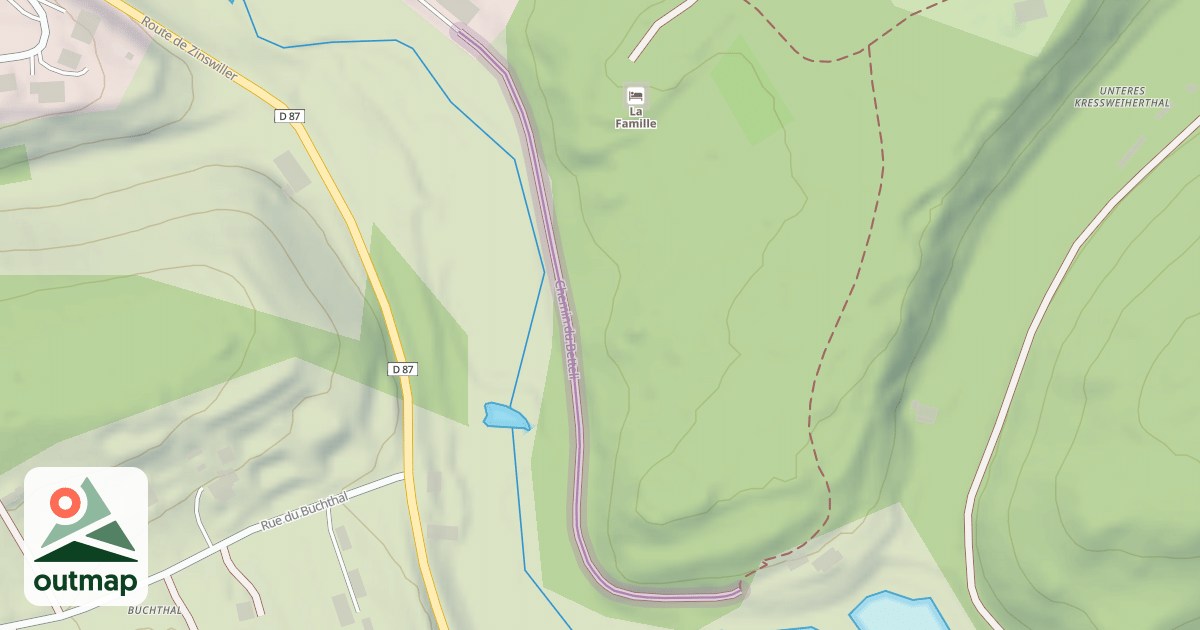 Map of Chemin du Betteli