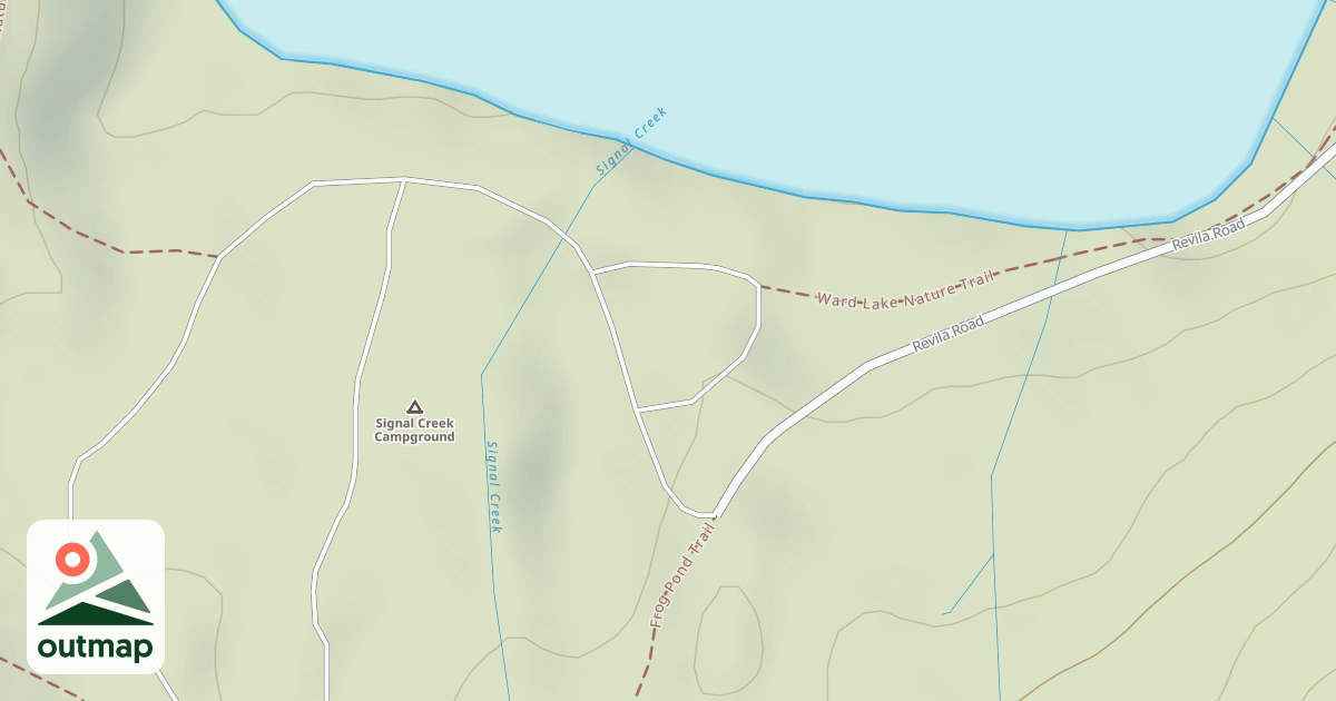 Map of SIGNAL CREEK CG SPUR