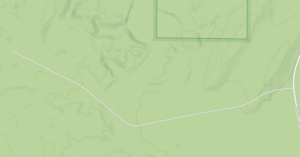 Map preview of SECRET LAKE ROAD