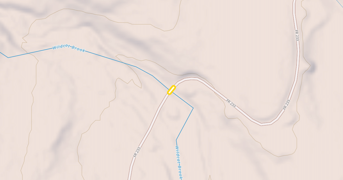 Map preview of FR 233