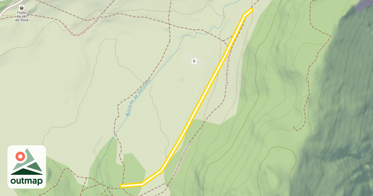 Map of Salinière et Lièvre