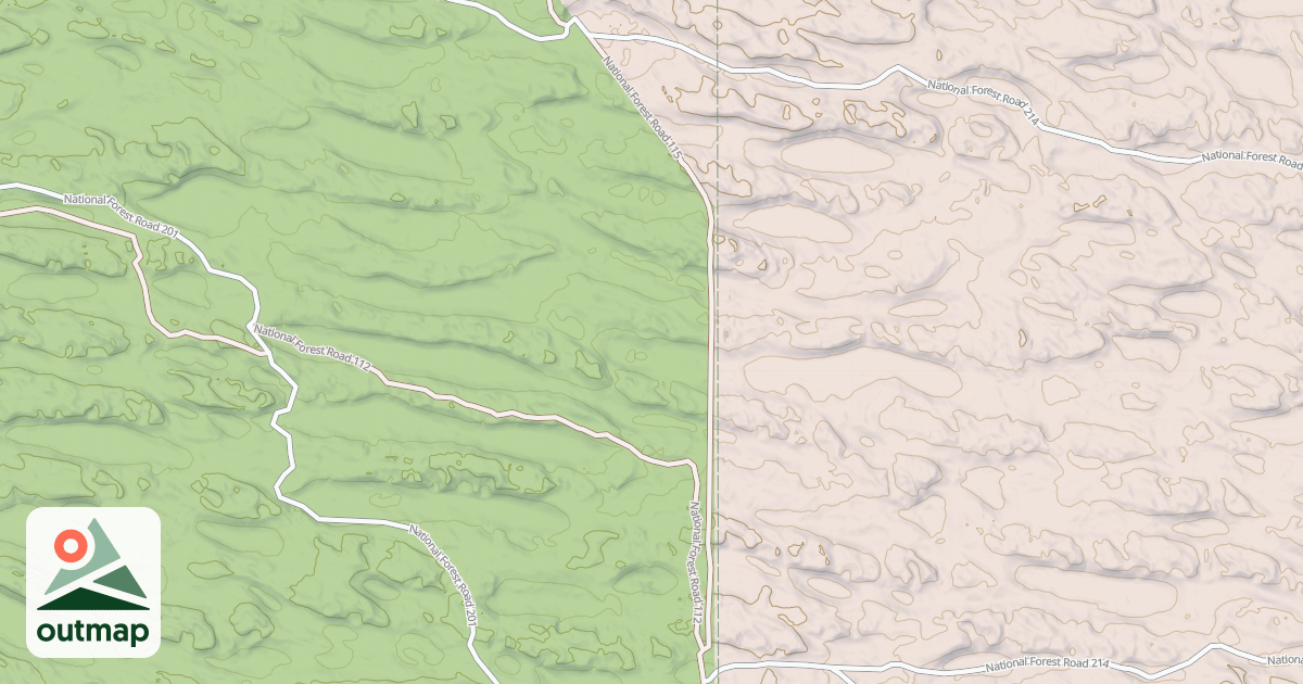 Map of FENCELINE TRAIL