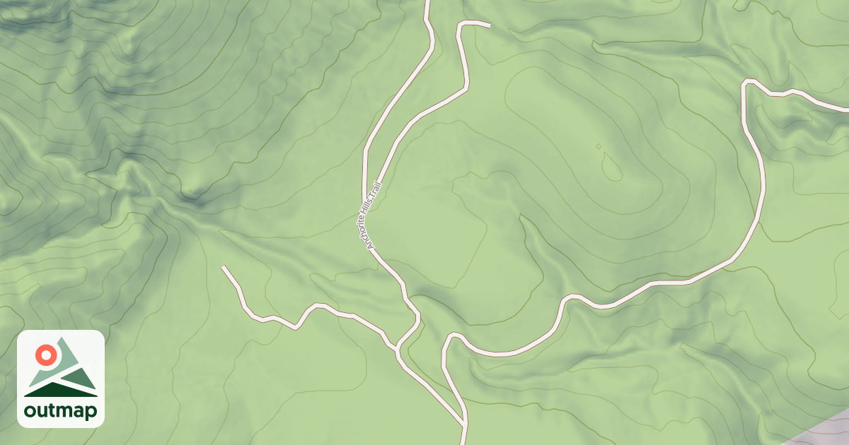 Map of ANCHORITE HILLS