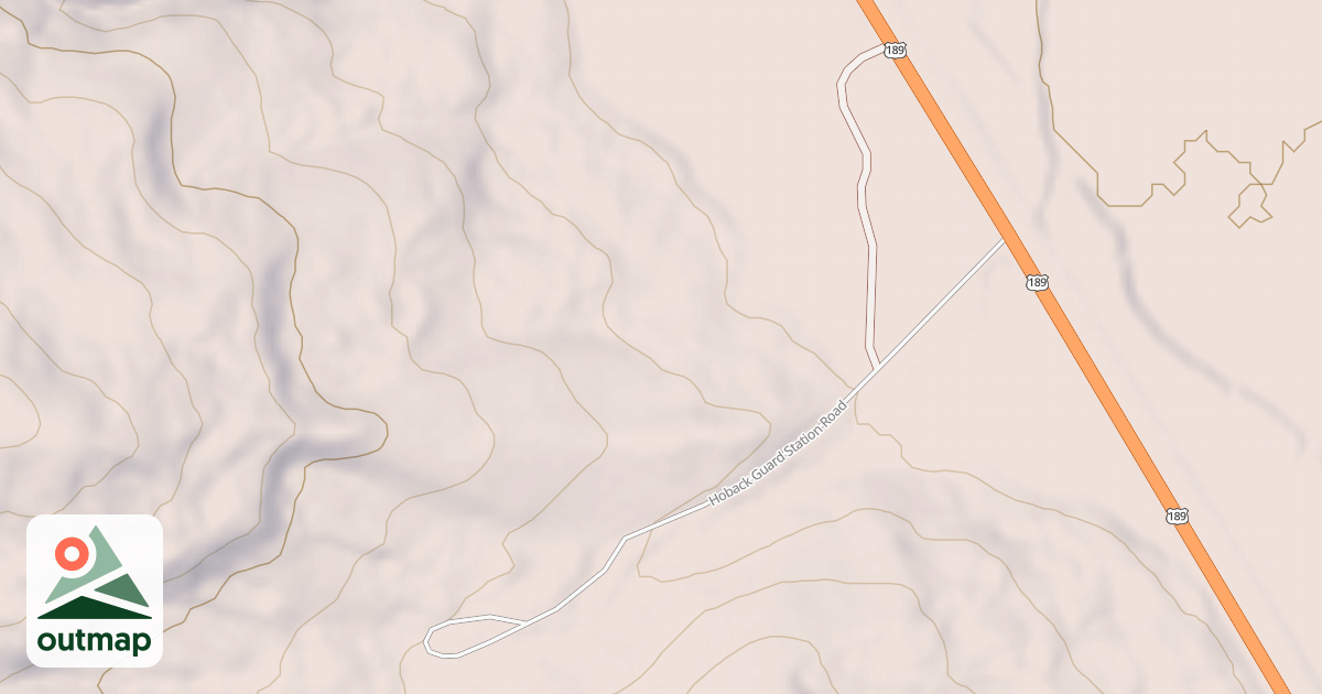 Map of HOBACK GUARD STATION