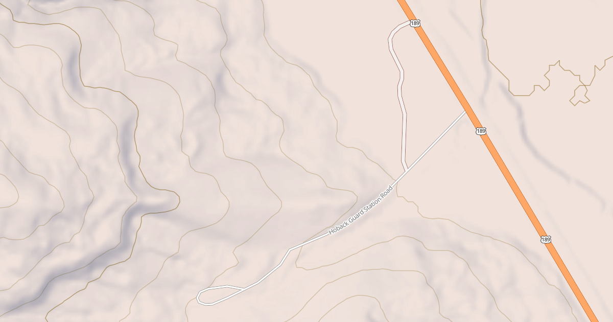 Map preview of HOBACK GUARD STATION