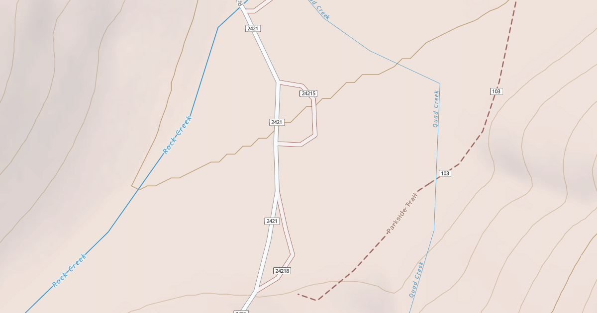 Map preview of DISPERSED CAMPSITE