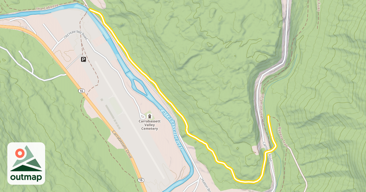 Map of Airport Trail