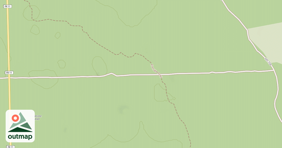 Map of USFS Motor Vehicle Use Map Roads {0A324586-B0C8-4720-AA3F-B4A1DA6801C6}