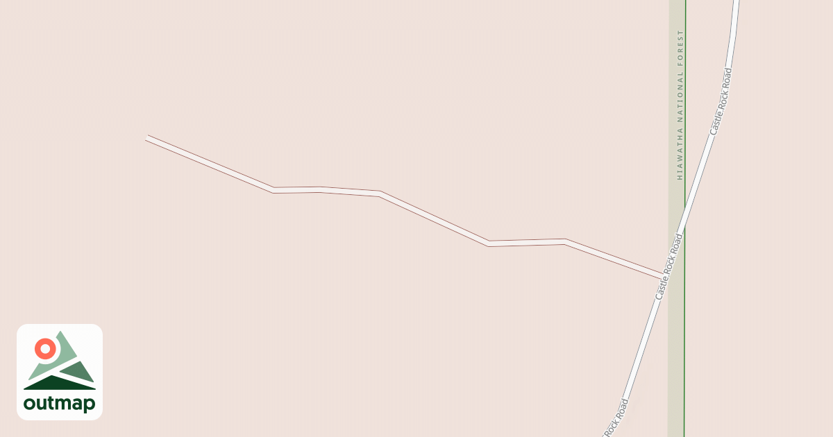 Map of CASLTE ROCK SPUR A