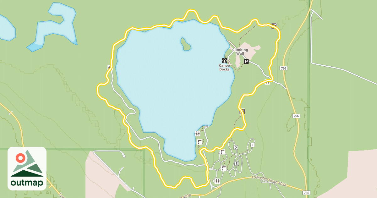 Map of Amerada Trail