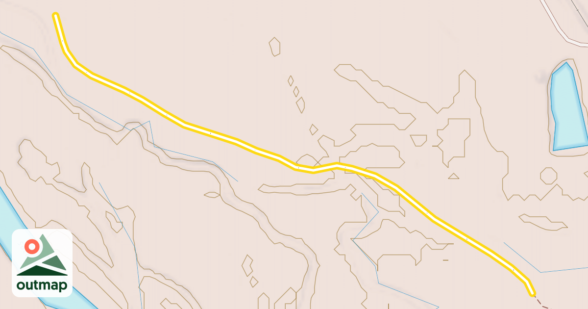 Map of Intervale Trail - South
