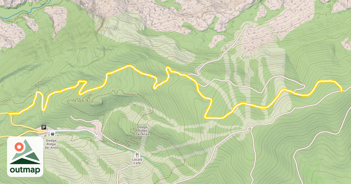 Map of Forest Route 4N34