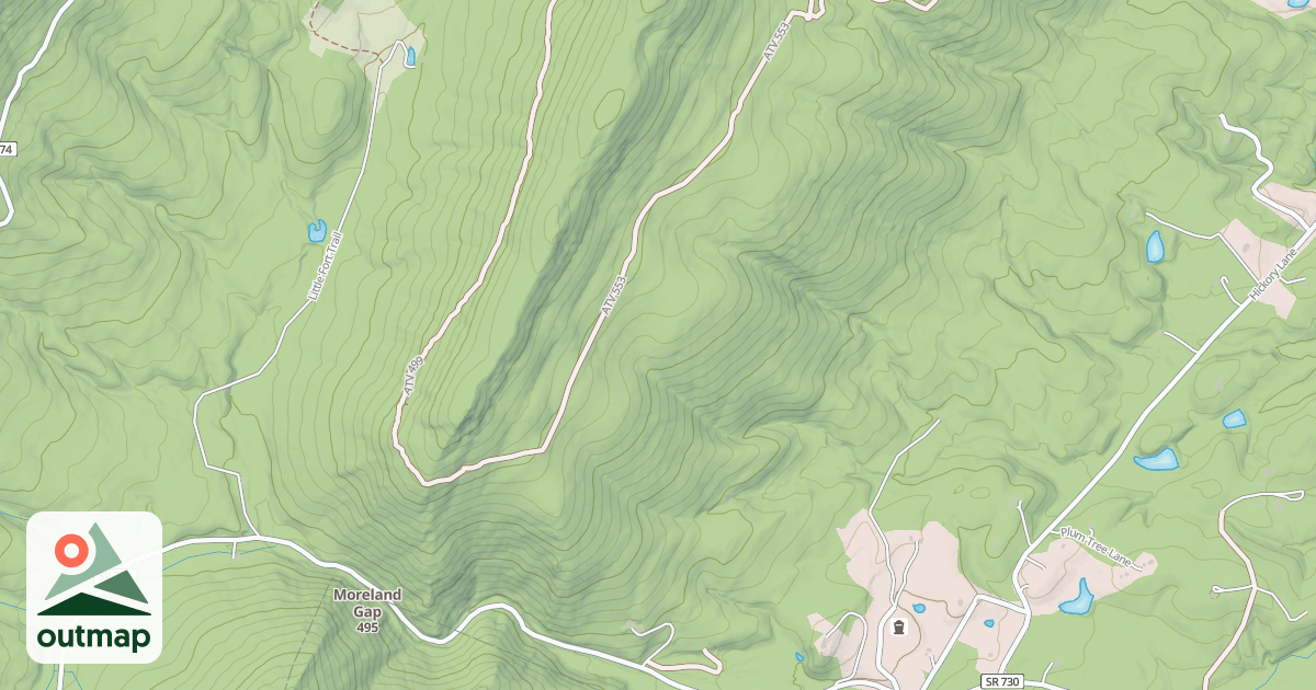 Map of TASKERS GAP