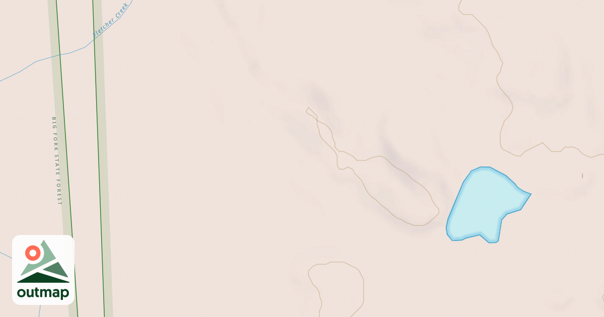 Map of FR 2092 SPUR B