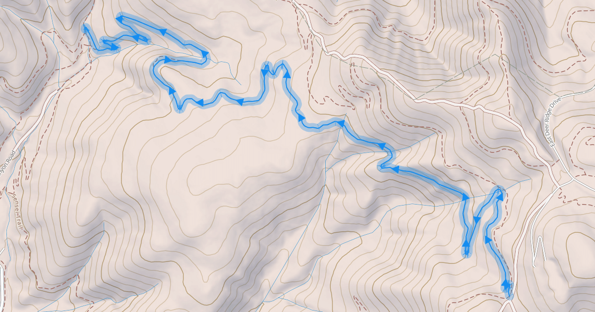 Map preview of Lehi's Dream Trail