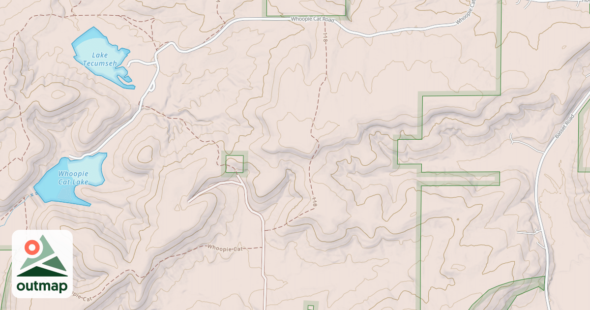Map of WHOOPIE CAT PINE RD