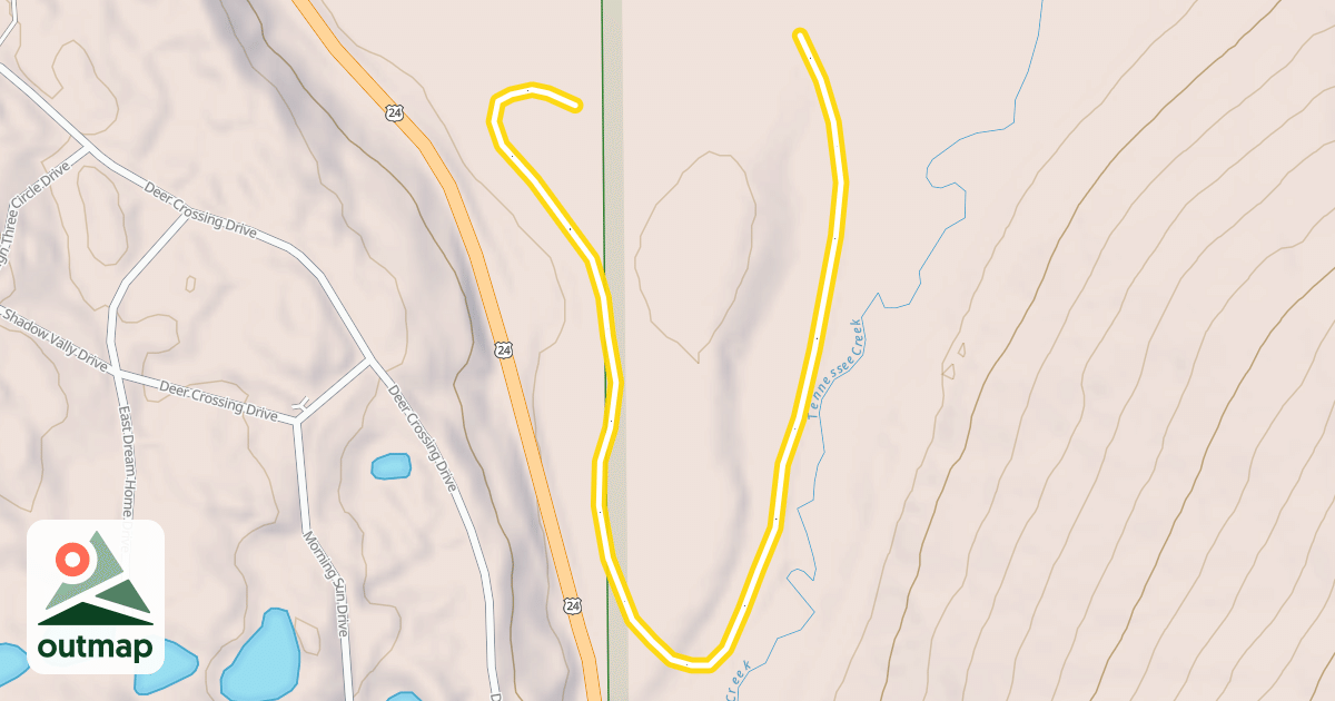 Map of Fish Flats