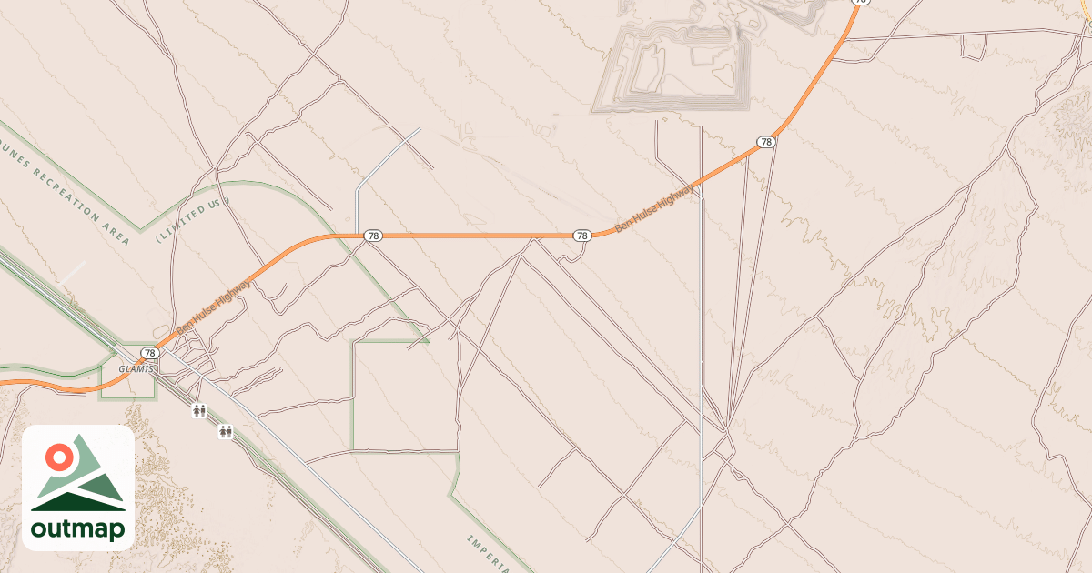 Map of BLM National GTLF Public Motorized Roads 83fbda16-aedb-4b21-b4ea-1712cb9a7c2e