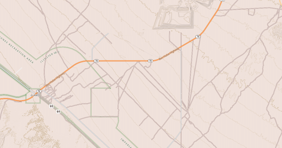 Map preview of BLM National GTLF Public Motorized Roads 83fbda16-aedb-4b21-b4ea-1712cb9a7c2e