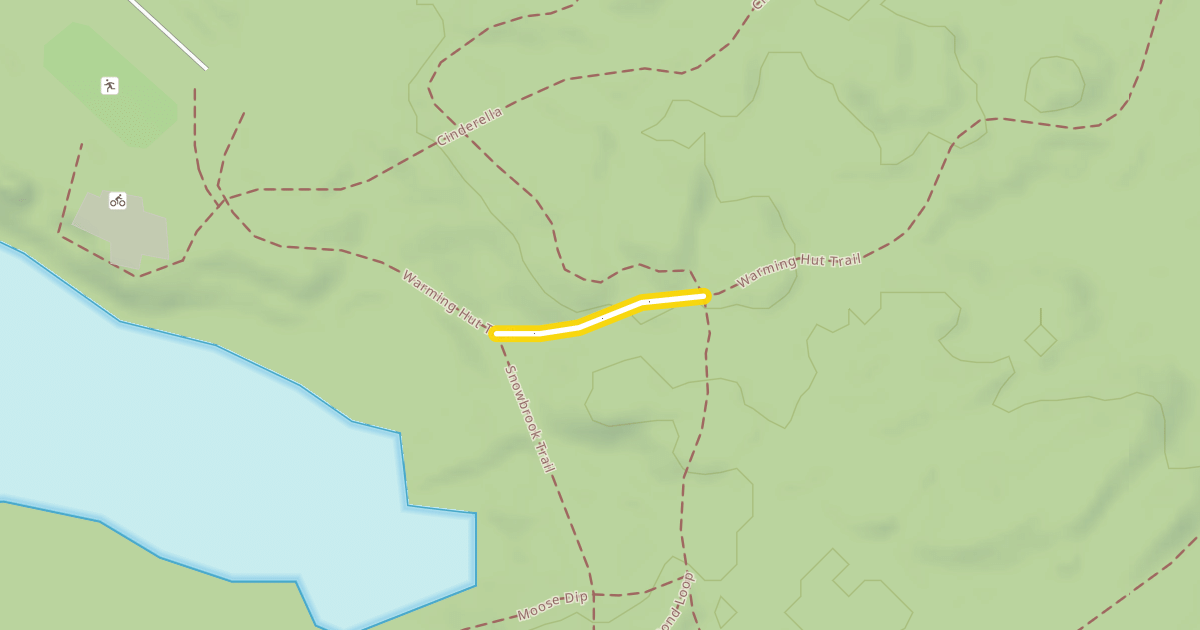 Map preview of Warming Hut Trail